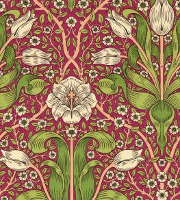Spring Thicket Wallpaper by Morris & Co Maraschino Cherry