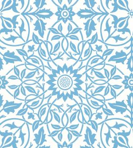 St James Ceiling Wallpaper by Morris & Co China Blue