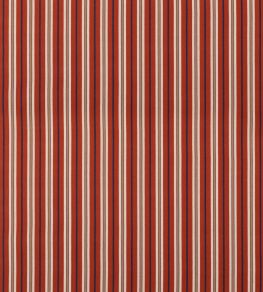 Starboard Stripe Fabric by Mulberry Home Red/Indigo