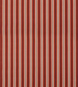 Starboard Stripe Fabric by Mulberry Home Red/Indigo