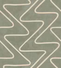 Stelvio Wallpaper by Threads Eucalyptus