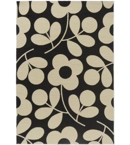 Stem Sprig Rug by Orla Kiely Monochrome