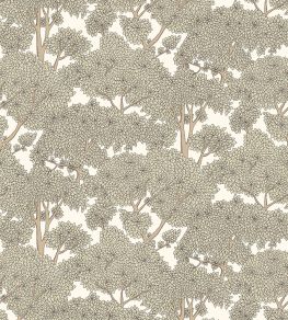 Stockend Woods Wallpaper by Josephine Munsey Cotswold White and Maitland Green