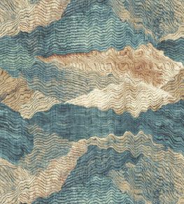 Stormy Waves Mural by Eijffinger Blue