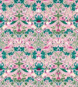Strawberry Thief Wallpaper by Morris & Co Miami Strip