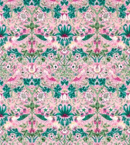 Strawberry Thief Wallpaper by Morris & Co Miami Strip