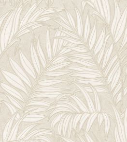 Stringed Leaves Wallpaper by Eijffinger White/Cream
