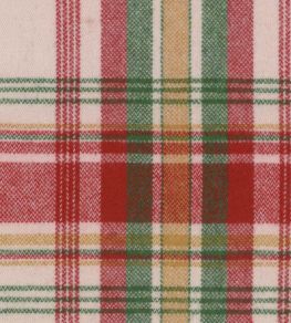 Sullivan Plaid Fabric by MINDTHEGAP Red Green
