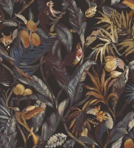 Sumatra Fabric by Arley House Ebony