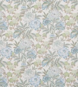 Summer Peony Fabric by GP & J Baker Aqua