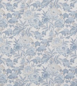 Summer Peony Fabric by GP & J Baker Blue