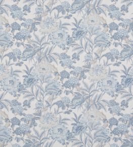 Summer Peony Fabric by GP & J Baker Blue