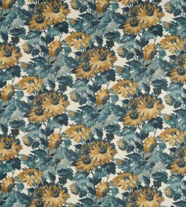 Sunforest Fabric by Clarke & Clarke Denim/Linen