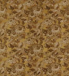 Sunforest Jacquard Fabric by Clarke & Clarke Ochre