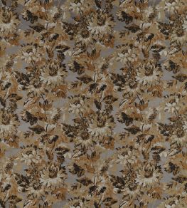 Sunforest Jacquard Fabric by Clarke & Clarke Pewter