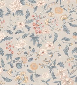 Suzanne Wallpaper by Sandberg Folklore Blue