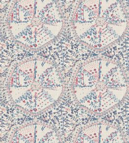 Suzette Wallpaper by DADO 02 Blue & Red