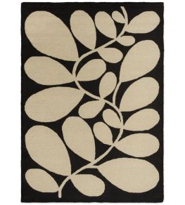 Sycamore Outdoor Rug by Orla Kiely Black