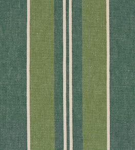 Szepviz Stripe Fabric by MINDTHEGAP Green