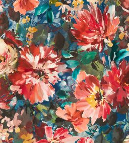 Tahiti Wallpaper by Clarke & Clarke Midnight