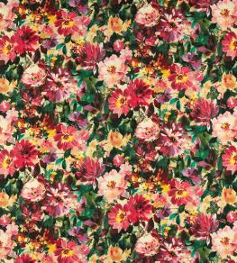 Tahiti Outdoor Fabric by Clarke & Clarke Fuchsia