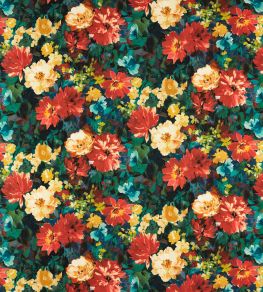 Tahiti Outdoor Fabric by Clarke & Clarke Midnight