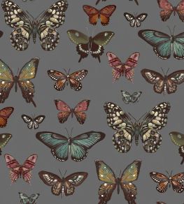 Taman Fabric by Arley House Graphite