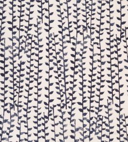 Tea Trail Fabric by Christopher Farr Cloth Dark Indigo