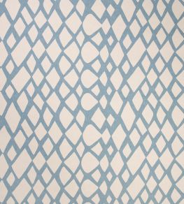 Tesserae Wallpaper by Christopher Farr Cloth Cobalt