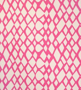 Tesserae Wallpaper by Christopher Farr Cloth Fuchsia