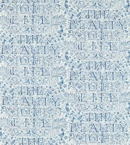 The Beauty of Life Fabric by Morris & Co Indigo