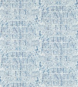 The Beauty of Life Fabric by Morris & Co Indigo