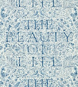 The Beauty of Life Wallpaper by Morris & Co Indigo