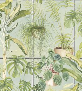 The Green House Wallpaper by Brand McKenzie House Green