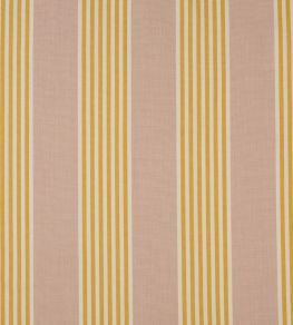 The Hudson Stripe Fabric by Christopher Farr Cloth Lemon