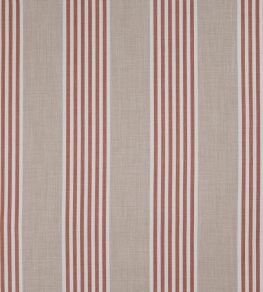 The Hudson Stripe Fabric by Christopher Farr Cloth Taupe