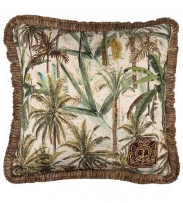 The Jungle Pillow 20 x 20" by MINDTHEGAP Green