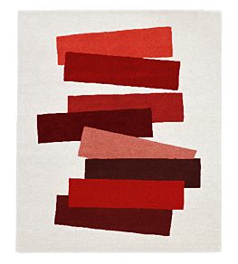 The Many Faces of Red by Josef Albers Rug by CF Editions 1