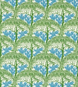 The Savaric Fabric by Morris & Co Garden Green