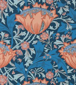The St Sabastian Wallpaper by Sanderson Midnight Embers