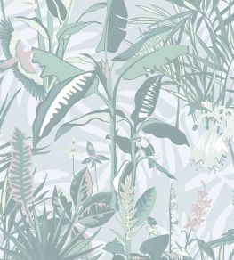 The Tropics Wallpaper by Brand McKenzie Mint Green
