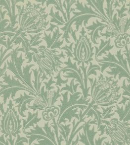 Thistle Wallpaper by Morris & Co Eggshell/Ivory