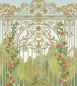 Tijou Gate Mural by Cole & Son Spring