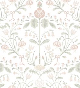 Till Carl Wallpaper by Sandberg Powder Pink