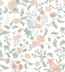 Till Karin Wallpaper by Sandberg Spring Green