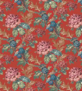 Tobermory Fabric by Arley House Scarlet
