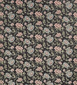 Tonquin Velvet Fabric by Clarke & Clarke Noir
