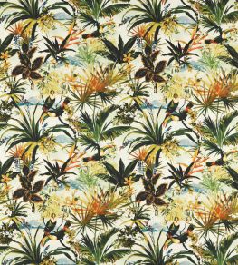 Toucan Outdoor Fabric by Clarke & Clarke Antique