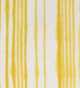 Tracks Fabric by Christopher Farr Cloth Lemon