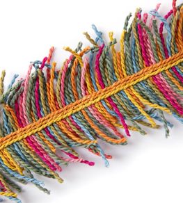 Trail Fringe Trim by Christopher Farr Cloth Hot Pink